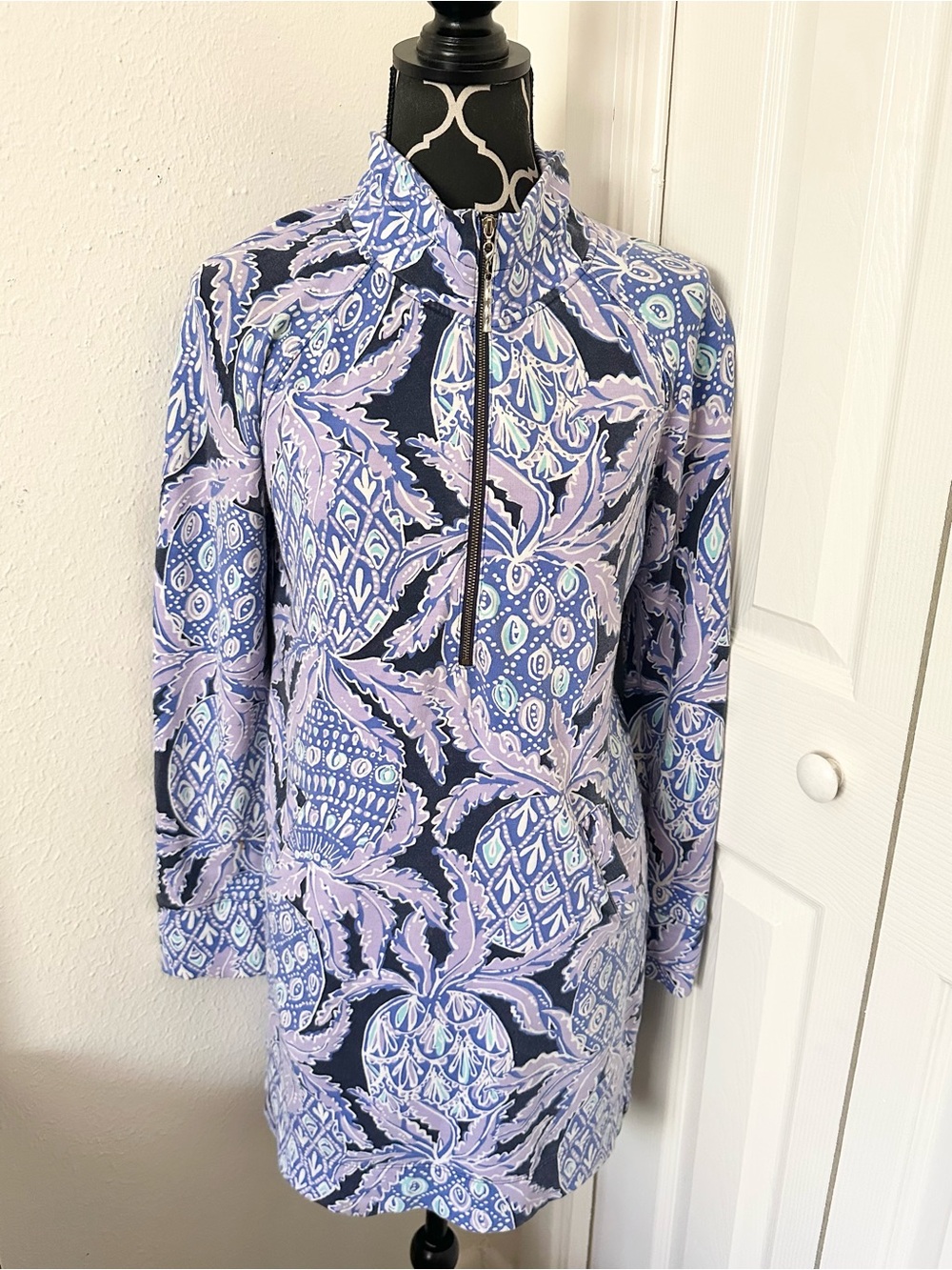 Lilly Pulitzer Skipper Popover Coco Safari Cotton Dress Size S